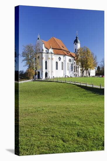 Wieskirche Church Near Steingaden, Allgau, Bavaria, Germany, Europe-Markus-Stretched Canvas