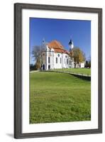 Wieskirche Church Near Steingaden, Allgau, Bavaria, Germany, Europe-Markus-Framed Photographic Print