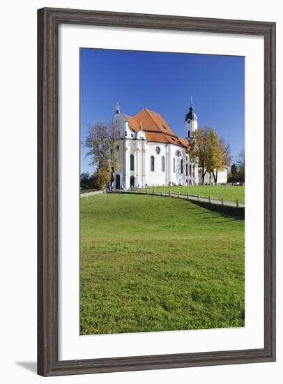 Wieskirche Church Near Steingaden, Allgau, Bavaria, Germany, Europe-Markus-Framed Photographic Print