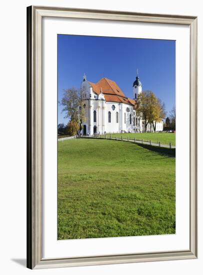 Wieskirche Church Near Steingaden, Allgau, Bavaria, Germany, Europe-Markus-Framed Photographic Print