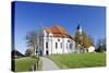 Wieskirche Near Steingaden, Allgau, Bavaria, Germany, Europe-Markus Lange-Stretched Canvas