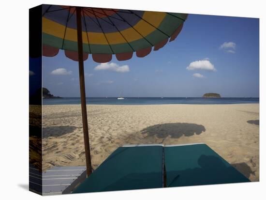 Wiew from a Sunbed, Kata Beach, Phuket, Thailand-Joern Simensen-Stretched Canvas