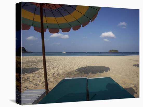 Wiew from a Sunbed, Kata Beach, Phuket, Thailand-Joern Simensen-Stretched Canvas