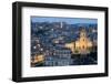 Wiew of Baroque Town-luiginifosi.it-Framed Photographic Print