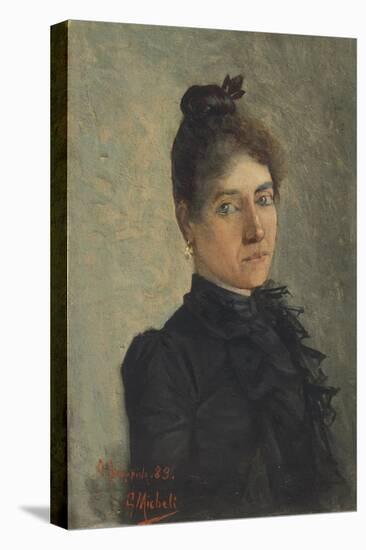 Wife, 1889-Guglielmo Micheli-Stretched Canvas