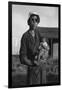 Wife and Child of Tractor Driver-Dorothea Lange-Framed Art Print