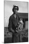 Wife and Child of Tractor Driver-Dorothea Lange-Mounted Art Print