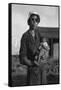 Wife and Child of Tractor Driver-Dorothea Lange-Framed Stretched Canvas