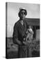 Wife and Child of Tractor Driver-Dorothea Lange-Stretched Canvas