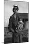 Wife and Child of Tractor Driver-Dorothea Lange-Mounted Art Print