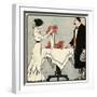 Wife Arranges Flowers-Paul Fischer-Framed Art Print