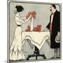 Wife Arranges Flowers-Paul Fischer-Mounted Art Print