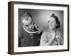 Wife Leading Husband with Noose-Philip Gendreau-Framed Photographic Print