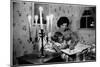 Wife of Senator Jackie Kennedy Reading Book to Her Daughter Caroline In Family's summer home-Alfred Eisenstaedt-Mounted Photographic Print