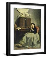 Wife Reading-Michele Gordigiani-Framed Giclee Print