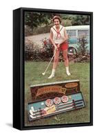 Wiffle Golf Set-null-Framed Stretched Canvas