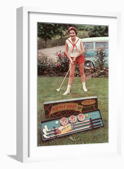 Wiffle Golf Set-null-Framed Art Print