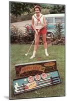 Wiffle Golf Set-null-Mounted Art Print