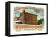 Wiggenhorn Brothers Brand Cigar Box Label-Lantern Press-Framed Stretched Canvas