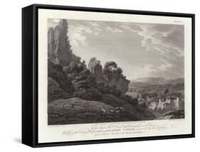 Wigmore Castle-Thomas Hearne-Framed Stretched Canvas