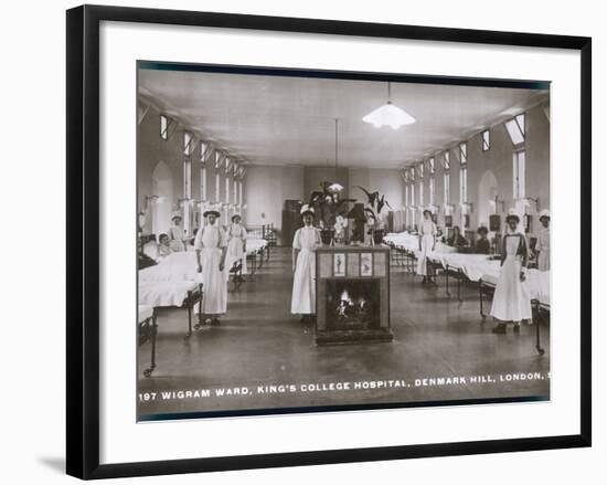 Wigram Ward of King's College Hospital, Denmark Hill, S.E. London-null-Framed Photographic Print