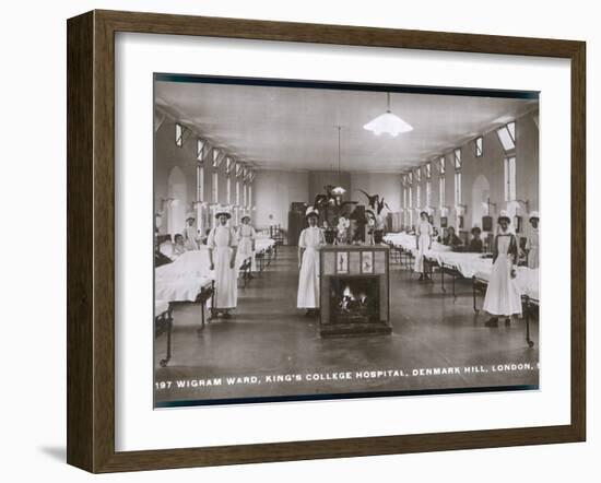 Wigram Ward of King's College Hospital, Denmark Hill, S.E. London-null-Framed Photographic Print