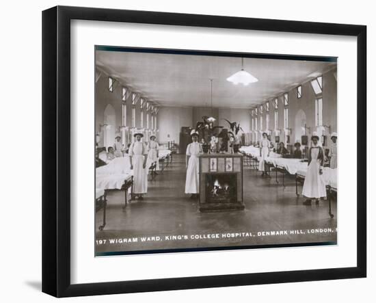 Wigram Ward of King's College Hospital, Denmark Hill, S.E. London-null-Framed Photographic Print