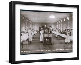 Wigram Ward of King's College Hospital, Denmark Hill, S.E. London-null-Framed Photographic Print