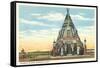 Wigwam Gas Station, Browning, Montana-null-Framed Stretched Canvas