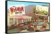 Wigwam Hotel, Vintage Motel-null-Framed Stretched Canvas