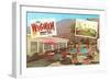 Wigwam Hotel, Vintage Motel-null-Framed Art Print