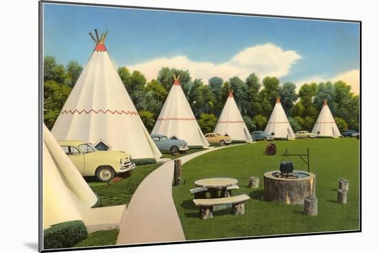 Wigwam Village Motel-null-Mounted Art Print