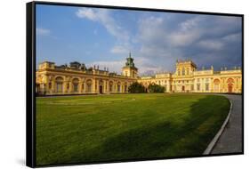 Wilanow Palace, Warsaw, Masovian Voivodeship, Poland, Europe-Karol Kozlowski-Framed Stretched Canvas