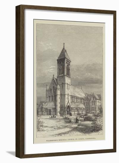 Wilberforce Memorial Church, St Luke'S, Camberwell-null-Framed Giclee Print