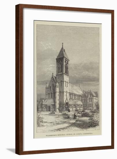 Wilberforce Memorial Church, St Luke'S, Camberwell-null-Framed Giclee Print