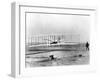 Wilbur and Orville Wright and the First Powered Flight, North Carolina, December 17 1903-null-Framed Giclee Print