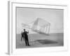 Wilbur and Orville Wright Flying Glider Photograph-Lantern Press-Framed Art Print