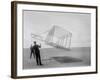 Wilbur and Orville Wright Flying Glider Photograph-Lantern Press-Framed Art Print