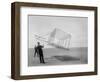 Wilbur and Orville Wright Flying Glider Photograph-Lantern Press-Framed Art Print