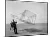 Wilbur and Orville Wright Flying Glider Photograph-Lantern Press-Mounted Art Print