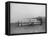 Wilbur & Orville Wright in 2nd powered machine Photograph - Dayton, OH-Lantern Press-Framed Stretched Canvas