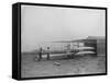 Wilbur & Orville Wright in 2nd powered machine Photograph - Dayton, OH-Lantern Press-Framed Stretched Canvas