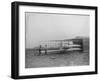 Wilbur & Orville Wright in 2nd powered machine Photograph - Dayton, OH-Lantern Press-Framed Art Print