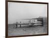 Wilbur & Orville Wright in 2nd powered machine Photograph - Dayton, OH-Lantern Press-Framed Art Print