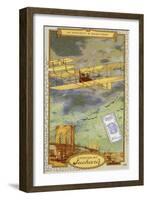 Wilbur Wright at New York-null-Framed Giclee Print