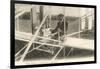 Wilbur Wright at the Controls-null-Framed Art Print