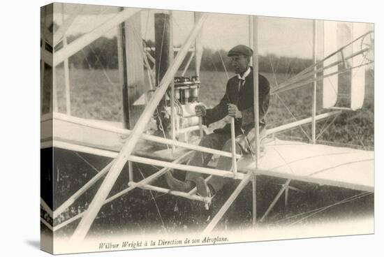 Wilbur Wright at the Controls-null-Stretched Canvas