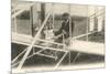 Wilbur Wright at the Controls-null-Mounted Premium Giclee Print