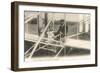 Wilbur Wright at the Controls-null-Framed Art Print