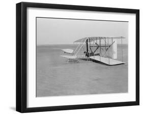 Wilbur Wright Crash Landing in Wright Flyer, 1903-Science Source-Framed Giclee Print